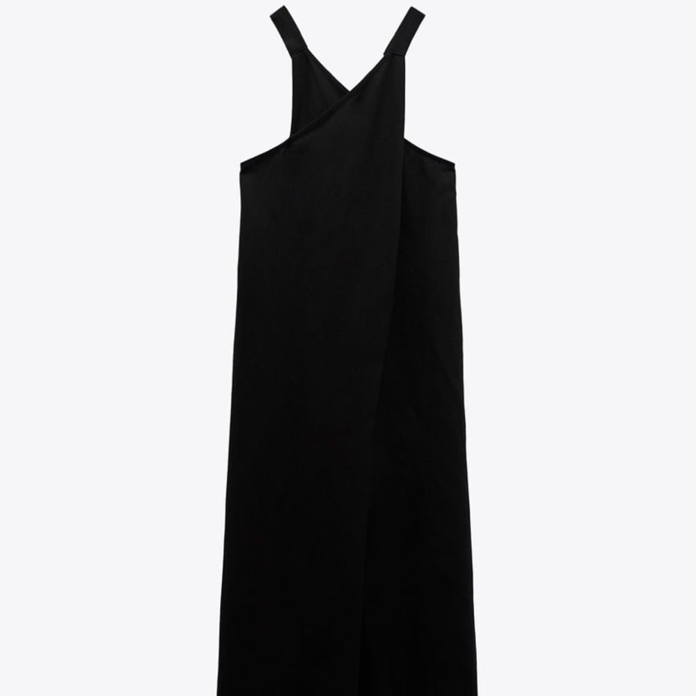 NWT!  Zara linen blend midi dress